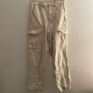 Cream colored cargo pants